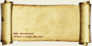 Kristina Bjelić vizit kartica